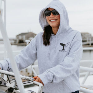 Gray hooded sweathsirt-Monument-front